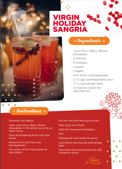 Holiday Virgin Sangria