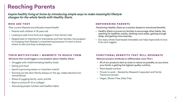 Healthy Starts Talking Points