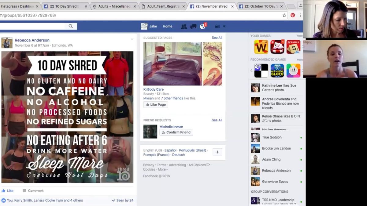 Shred10 Facebook Groups and Customer Care