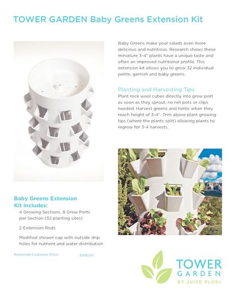 Baby Greens Extension Kit - 12.2019