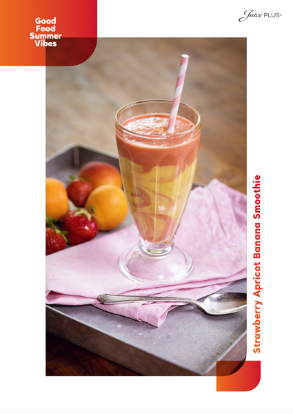 Strawberry Apricot Banana Smoothie