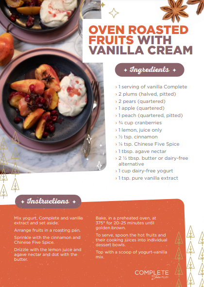 Fruit with Vanilla Cream