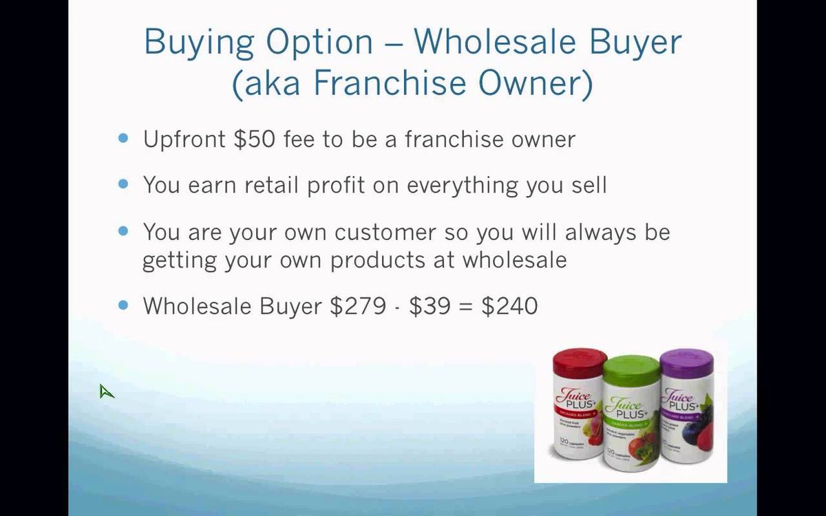 Juice Plus+ Buying Options - 5 Minutes by Kim McColl