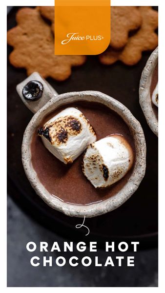 Orange Hot Chocolate Story Shareable - English