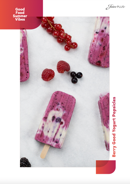 Berry Good Yogurt Popsicles