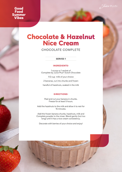 Chocolate & Hazelnut Nice Cream