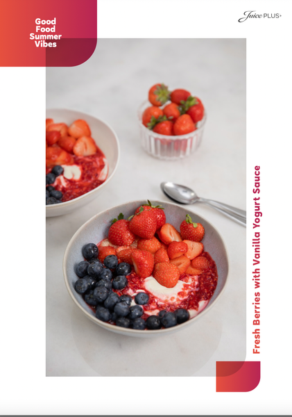 Fresh Berries with Vanilla Yogurt