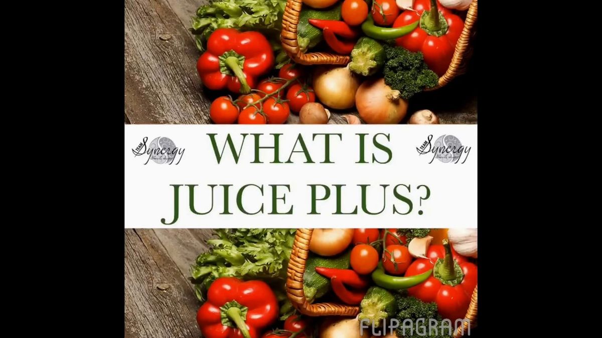What Is Juice Plus+?  (Michelle Ball)