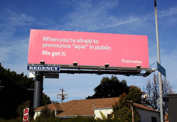 Postmates Outdoor Advert By 180LA: We Get It - Açaí | Ads of the World™ - Client Projects
