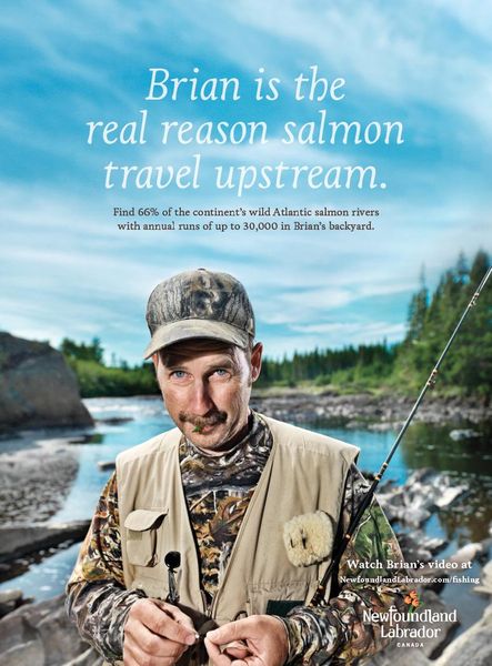 Newfoundland and Labrador Tourism Print Advert By Target: Salmon | Ads of the World™