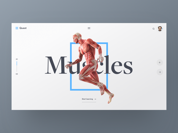 Scientific E-learning Concept by Jonathan Vuijk for Bert on Dribbble