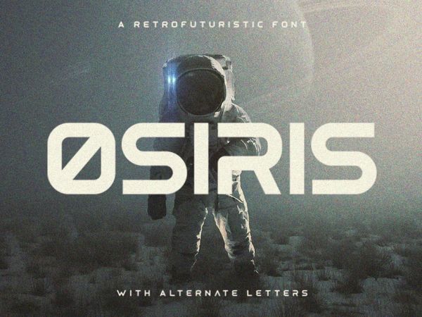 Osiris - Futuristic Font