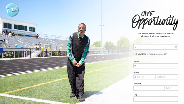 simple donation form