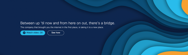 Homepage Hero on Cisco's Site