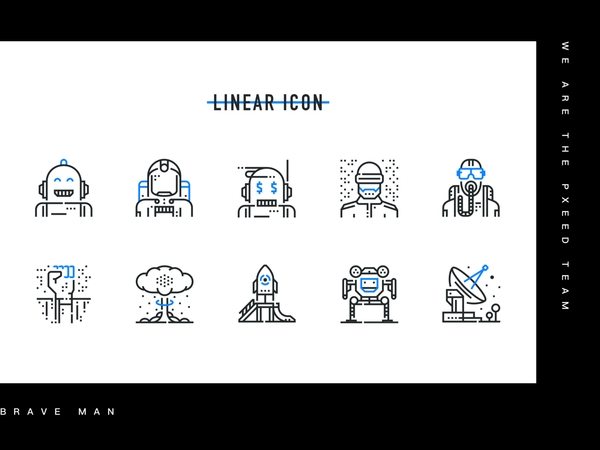 Technological Linear Icon by Timor for Pxeed on Dribbble - Client Projects