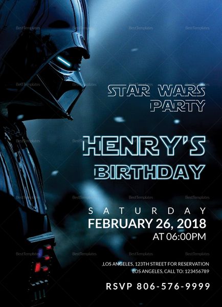 Image result for star wars party invitation