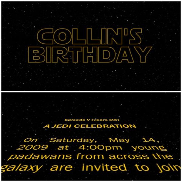 Image result for star wars party invitation