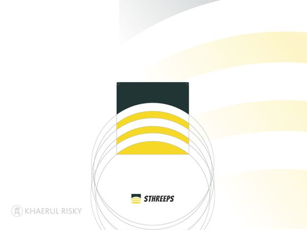 Sthreeps Logo Design graphic design professional logo simple logo strip striped stripe logogrid kha…