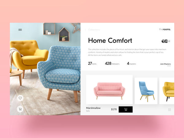 Home Decor Ecommerce: Collection by tubik on Dribbble