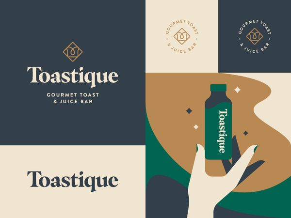 Restaurant Branding color palette serif illustration typography logo identity design branding