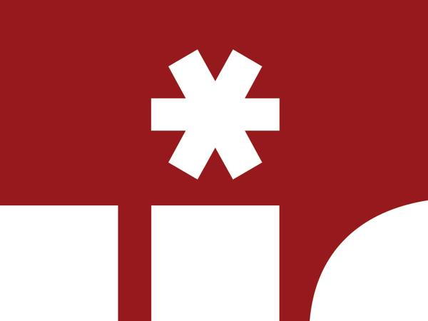 * red logo asterisk univers