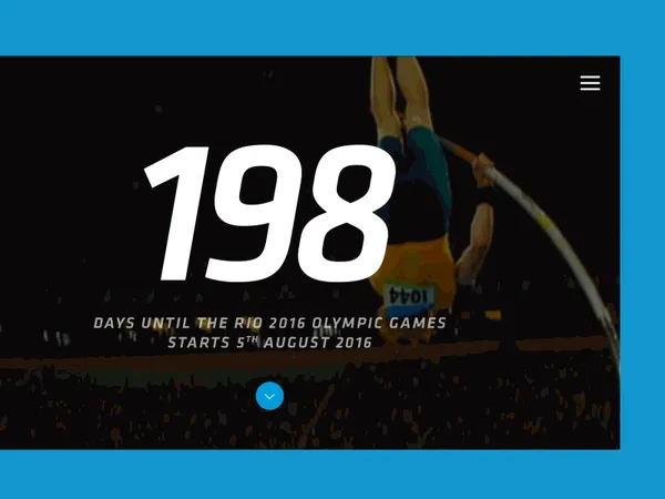 Rio 2016 Olympic Games 2016 sports olympics simple flat cards layout clean button icon ux ui