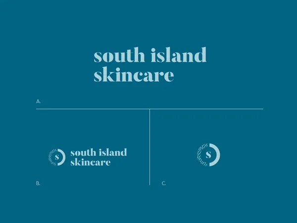 Skincare Logo II skincare cactus ocean blue island brand identity logo design identity typography l…