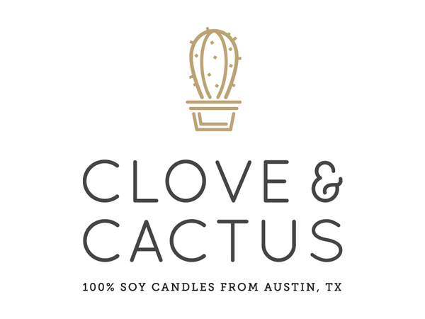 Clove & Cactus branding illustration logo cactus