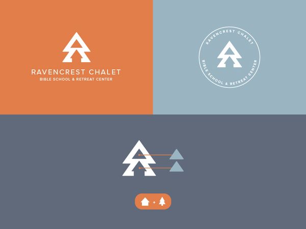 Ravencrest Logo clean logo minimal logo bold clean arkansas minimalism logo colorado