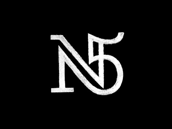 N5 number5 number 5 typography logotype letter monogram symbol mark logo