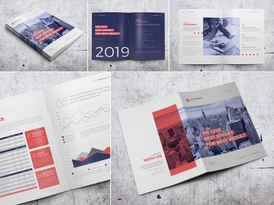 Business Proposal 2019 minimal magazine light informational infographics indesign emydesign elegant…