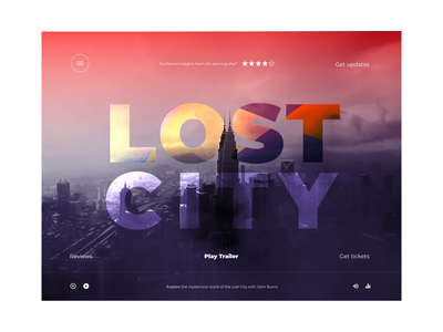 Lost city movie poster movie art movies web design ui design