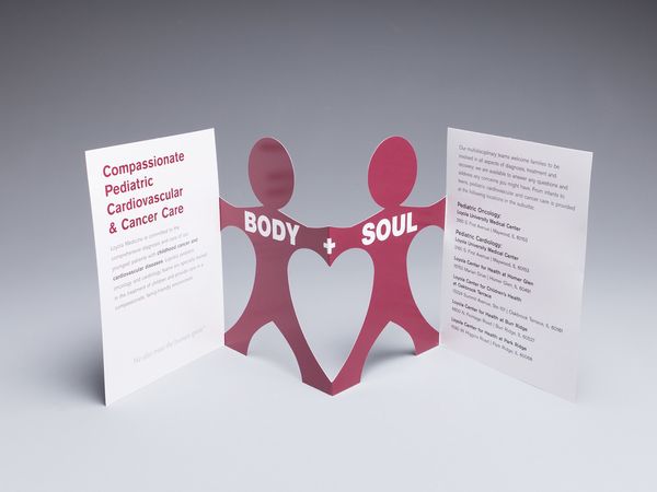 Loyola Medicine Die-Cut Folder | Structural Graphics