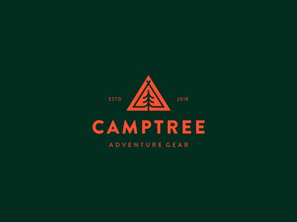 Camp tree pine tree hiking outdoor nature mountain adventure adventure gear camp camping tree mark …