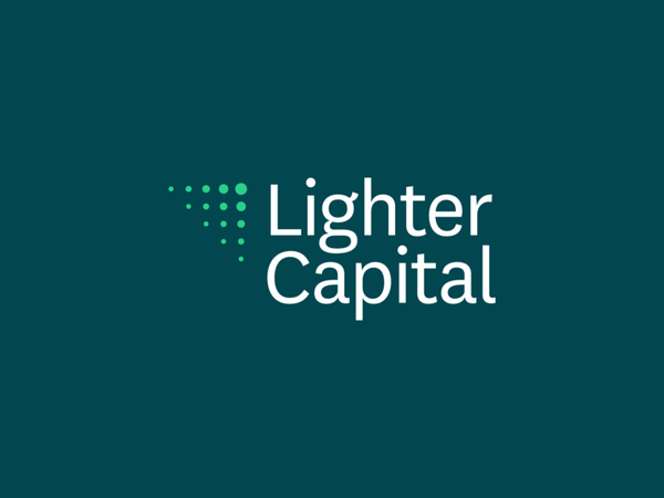 Lighter Capital brand growth catalyst light capital identity logo focus lab branding