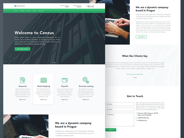 Accounting Company Website