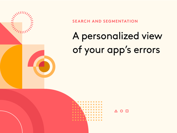 Search and Segmentation organic shapes illustration geometric segment search app design abstract