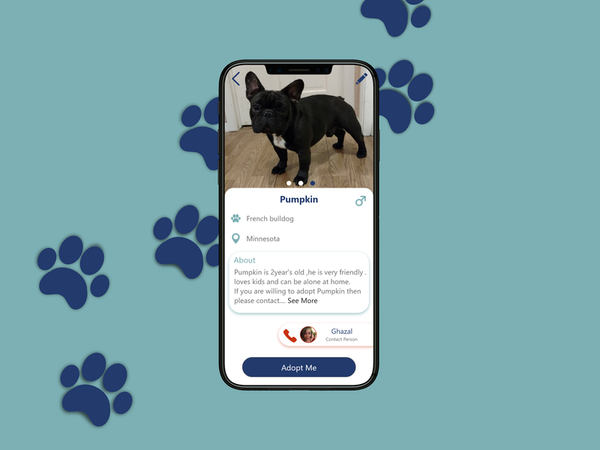 User Profile: Adoption dailyui006 006 user profile userprofile photos dog pet adoption adobexd ui d…