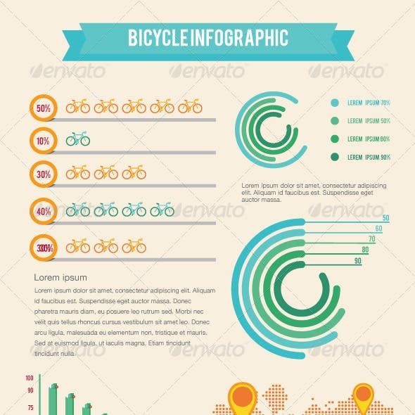 Bike Infographic Templates from GraphicRiver