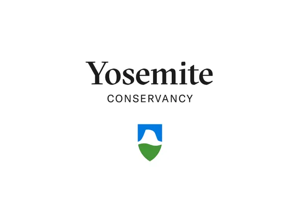 Yosemite Conservancy Rebrand identity green blue sans serif serif typography brand mark brand logo