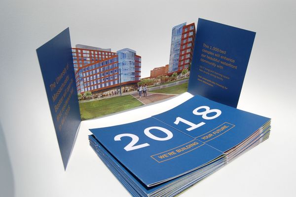 Chris Fotino - Residence Hall Unveiling, Die-cut, Gatefold Postcard