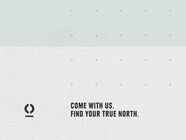 True North brand tile adventure travel texture tone typography colour