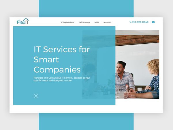 Web design for FlexIT by Theodora - Dribbble