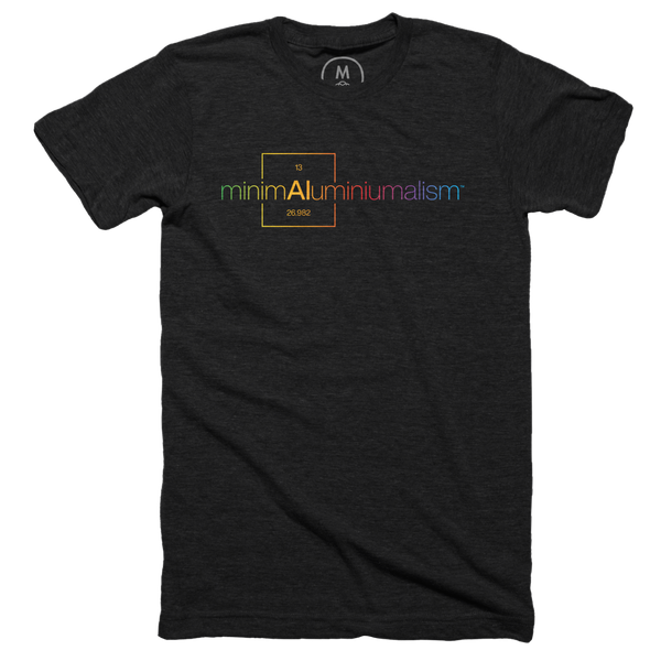 “Minimaluminiumalism” graphic tee and pullover hoodie by minimaluminiumalism. | Cotton Bureau