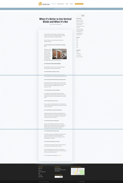 When It’s Better to Use Vertical Blinds and When It’s Not