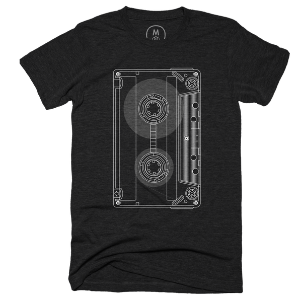 “Tape” graphic tee and tank by Imar Krige. | Cotton Bureau