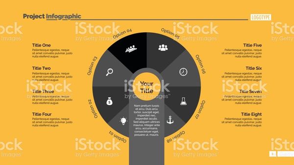 Pie Chart Infographic Slide Template Stock Vector Art & More Images of Infographic 806698652 | iSto…