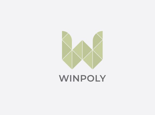 Letter w polygon logo by Logotuan on Dribbble