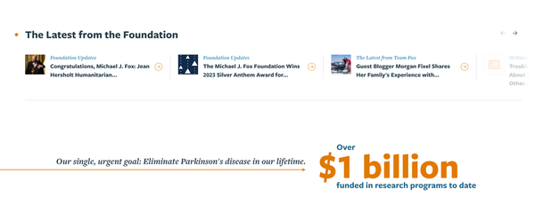 Michael J Fox Foundation // Latest news