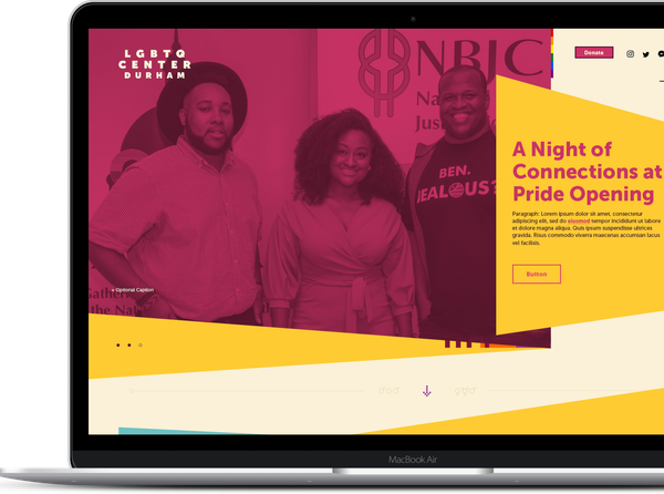 LGBTQ Center of Durham by Tobias Rose for Kompleks on Dribbble